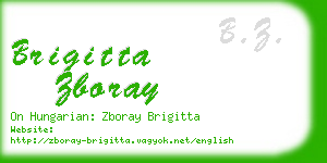 brigitta zboray business card